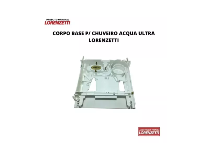 Corpo base para  ducha Aqua Storm /  Star  e Wave A-08 - Lorenzetti