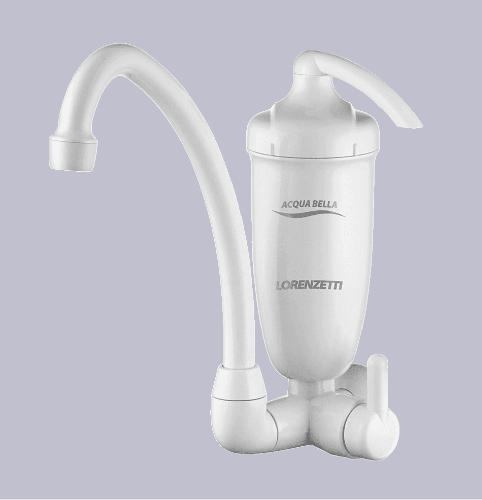 Purificador Com Torneira Parede Acqua Bella - BRANCO