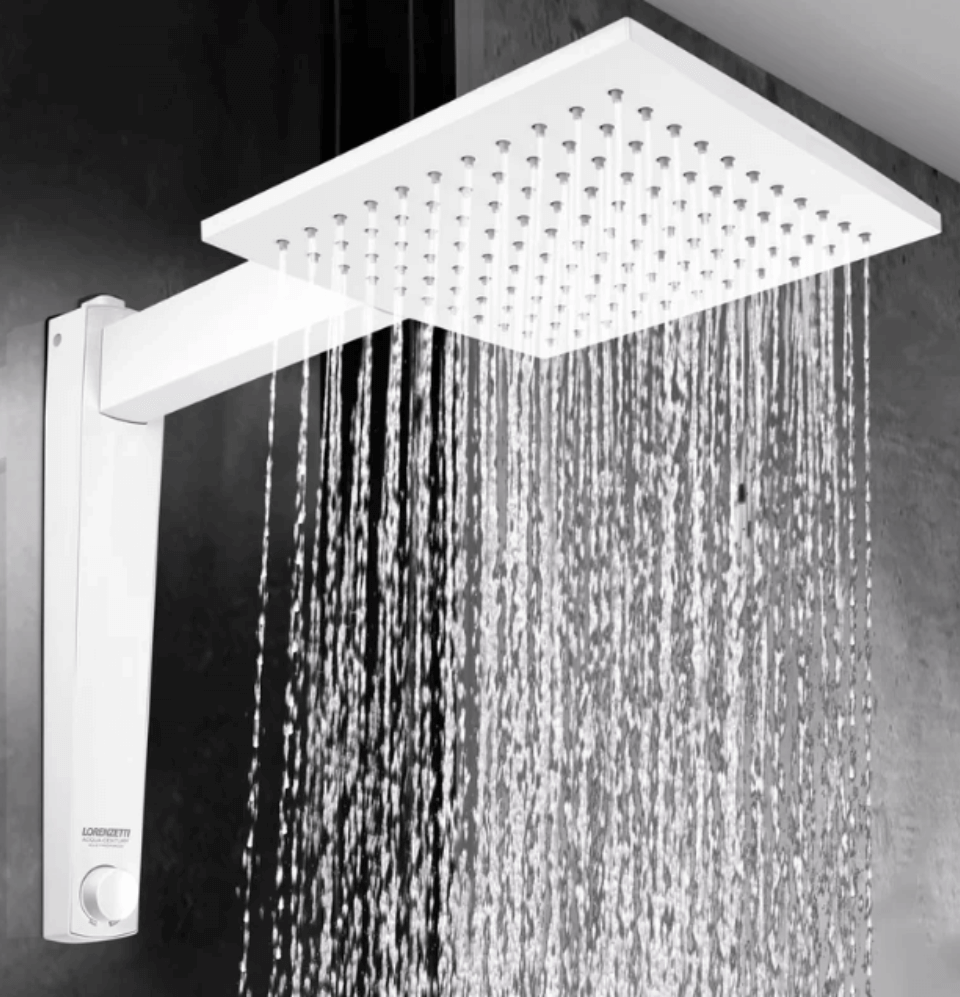 Chuveiro Acqua Century Eletrônico 127V/5500W Branco Lorenzetti