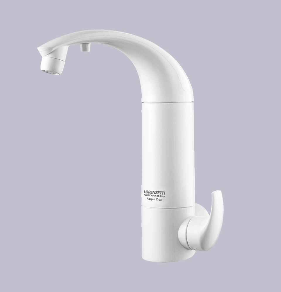 Purificador com Torneira  Acqua Due Branco Parede