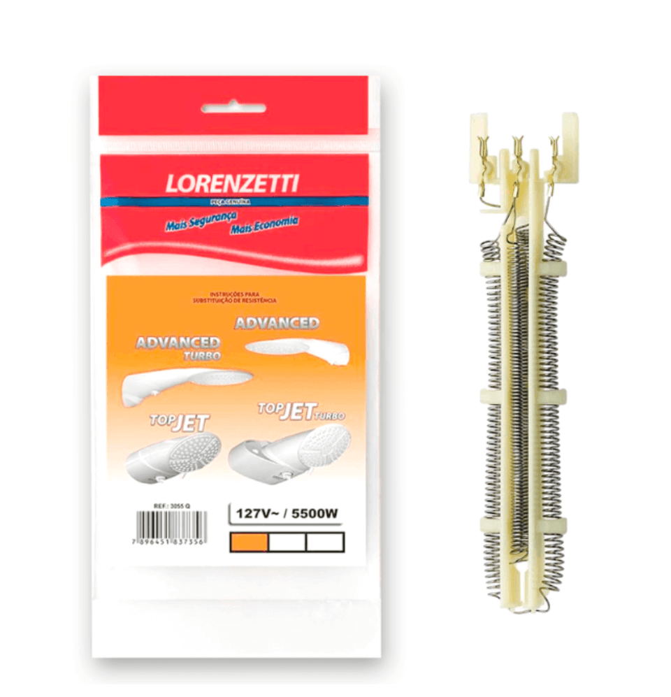 Resistencia Lorenzetti Ducha Advanced E Topjet 127v 5500w