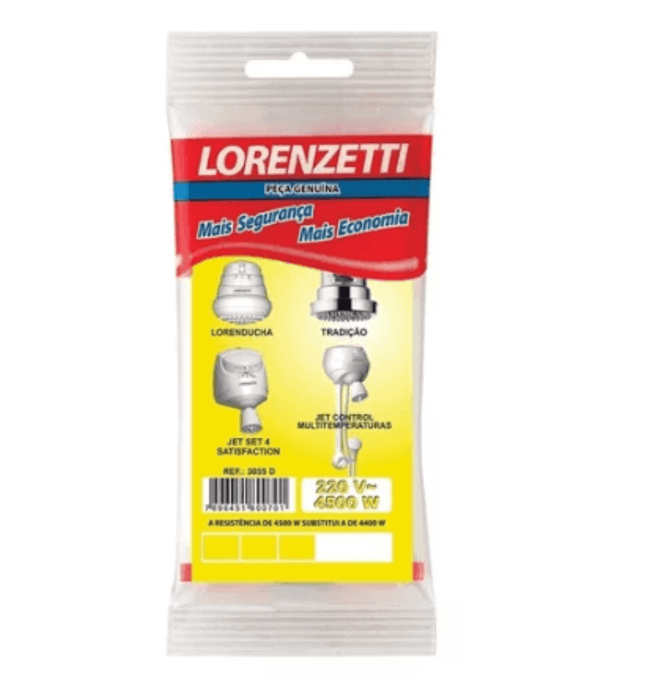 Resistencia Tradição /Jet 4/Lorenducha220v 4500w 3055-D - Lorenzetti