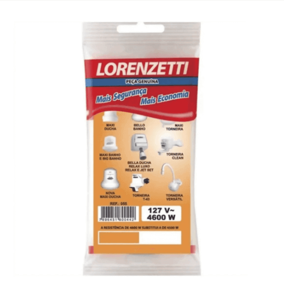 Resistencia Maxi Ducha 127V 4600W MD J3/T43  055- Lorenzetti